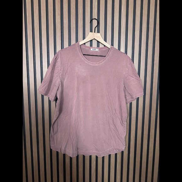 Buck Mason T Shirt XL Mens Dusty Rose Short Sleeve Crewneck Basic Tee - Picture 1 of 8